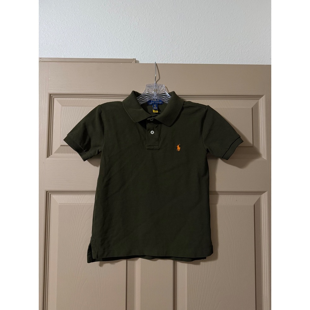 Kids Polo Ralph Lauren Short Sleeve Polo Shirt Green‎ Size S P 8